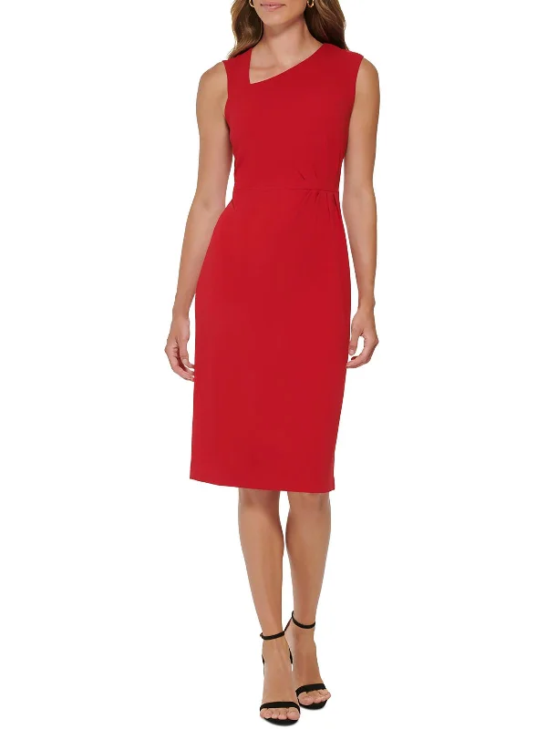 Limited Stock, Big Discounts Womens Ruched Calf Midi Dress Exquisite Craftsmanship