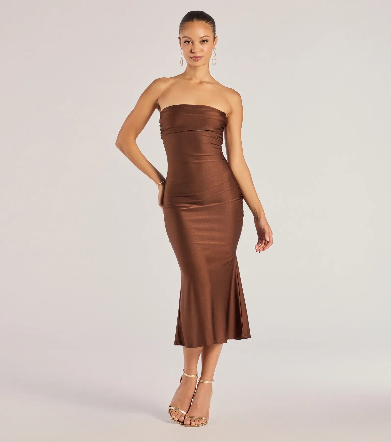 Shop The Hottest Deals Keep Knit It Sleek Midi Dress Exquisite Craftsmanship