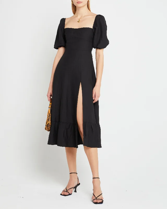 Sustainable Fashion Extravaganza Violetta Midi Dress Charming Silhouette