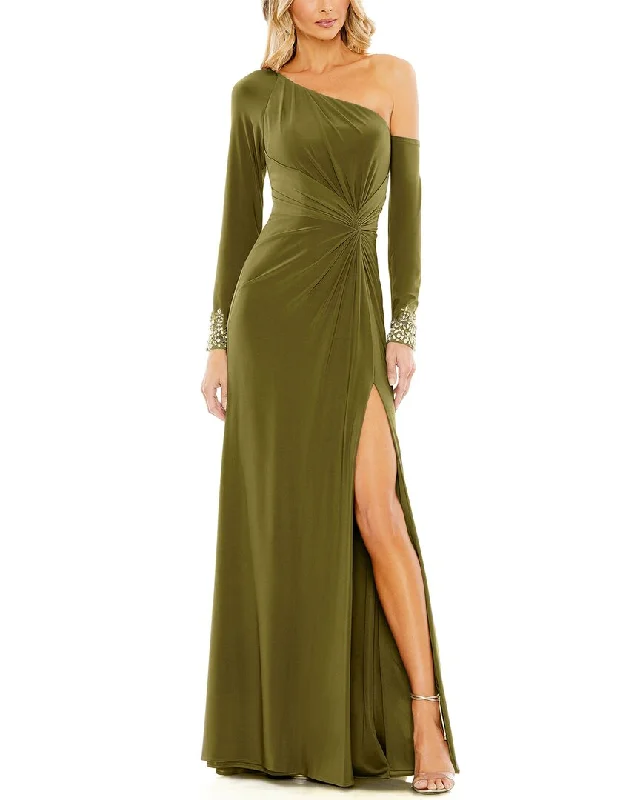 Chic Trend Collection Mac Duggal   Column Gown Luxury Style