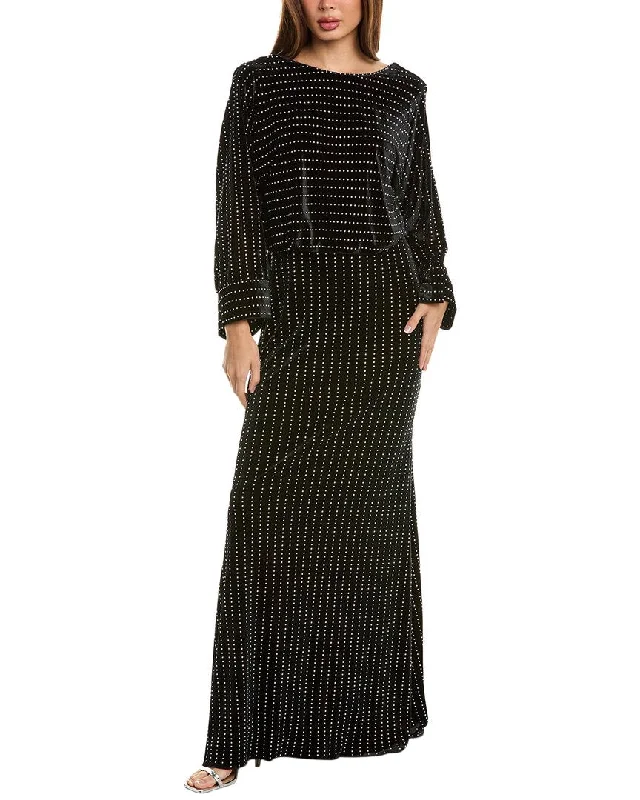 Day-To-Night Styles Tadashi Shoji Embellished Gown Effortless Sophistication