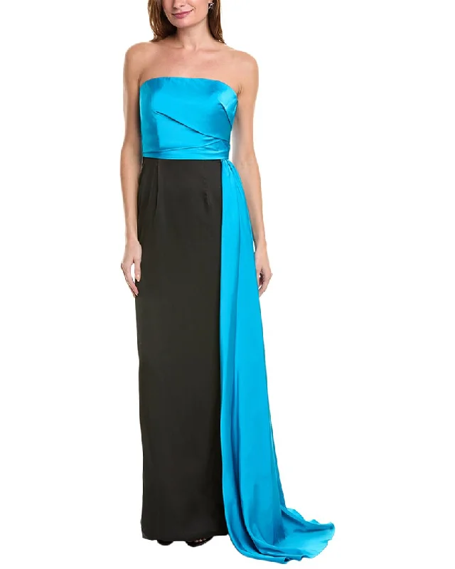 Massive Selection Sale Rene Ruiz Column Gown Sleek Design