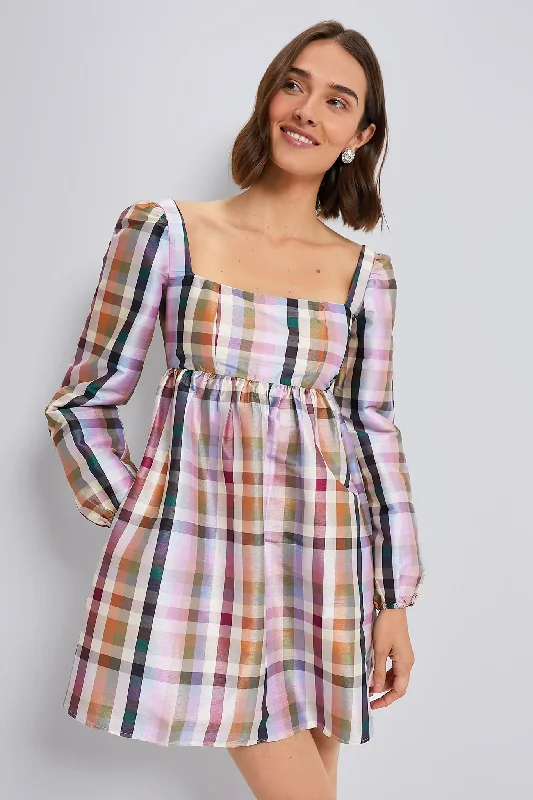 Budget-Friendly Fashion Madras Heidi Mini Dress Everyday Glamour