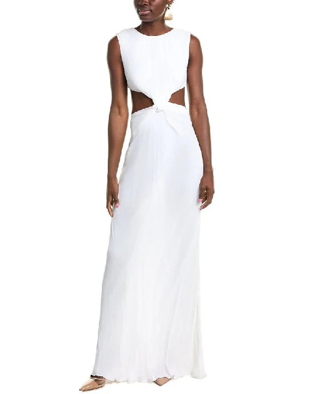 Browse Our Top Products Alberta Ferretti Cutout Waist Gown Ethnic Cultural Event Wear