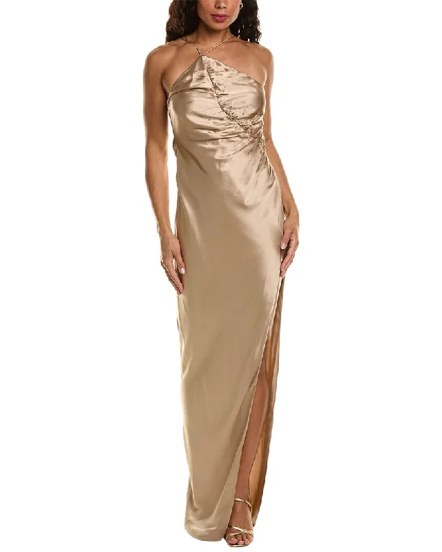 Mega Sales THE SEI The Leaf Silk Gown Luxe Layering