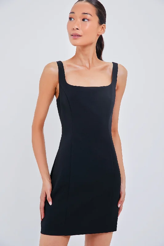 Avant-Garde Style Promotions Holly Golightly Black Mini Dress Feminine Allure