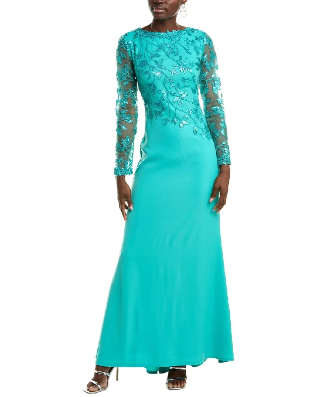 Latest Fashion Tadashi Shoji Gown Classic Timeless Elegant Style