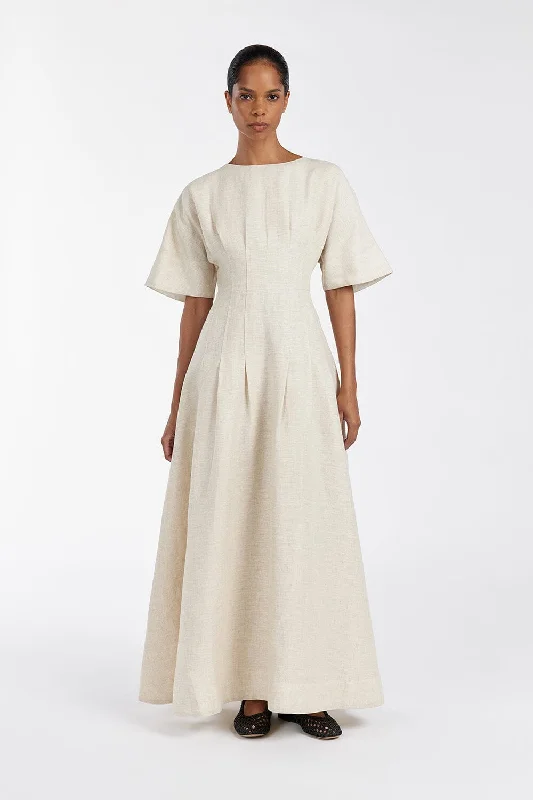 Limited Time Offers RAF NATURAL BOATNECK MIDI DRESS Flash Sale