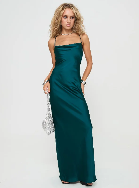 Limited Time Offers Esti Maxi Dress Blue Sleek Design