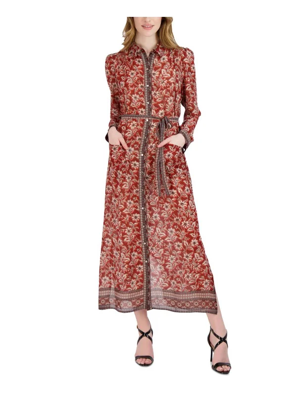 Shop The Hottest Deals Womens Floral Print Shirtdress Cottagecore Rustic Charm Style