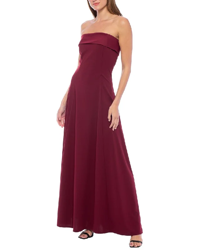 Feminine Luxe Style Sale Marina Long Gown Chic Allure