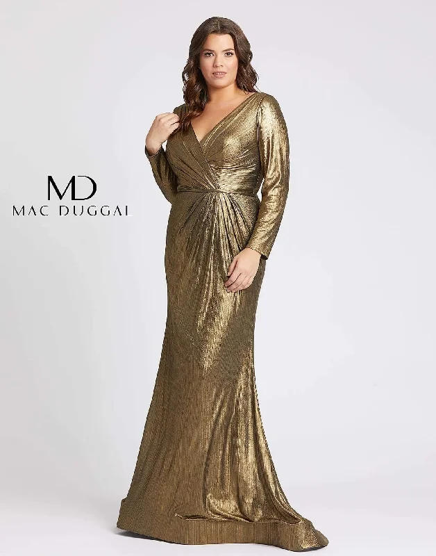 Spring Fashion Mac Duggal 49073 Fabulouss Plus Size Long Prom Dress Sale Seasonal Trend