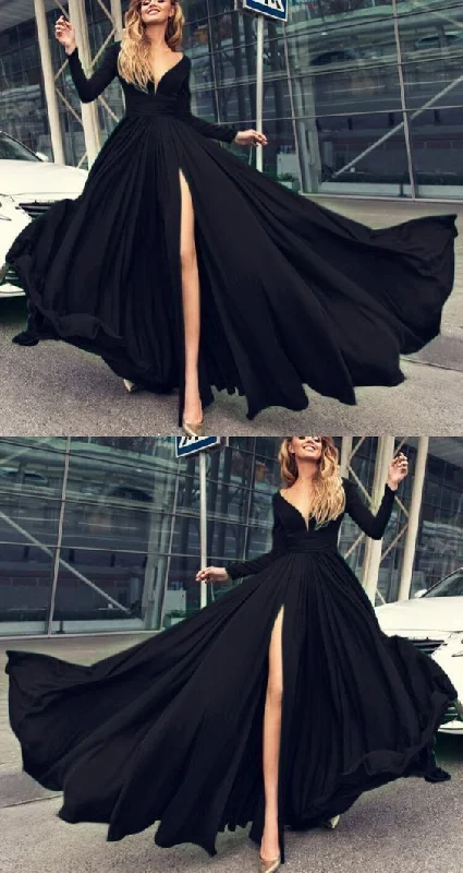 Fashion Sale long sleeve evening Dress Prom Dress    cg16522 Romantic Detailing