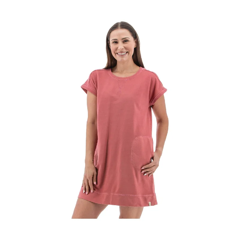 Special Offer Old Ranch Women's Inola Sweatshirt Dress - Baroque Rose - ONLINE STORE CREDIT/EXCHANGE ONLY Feminine Allure