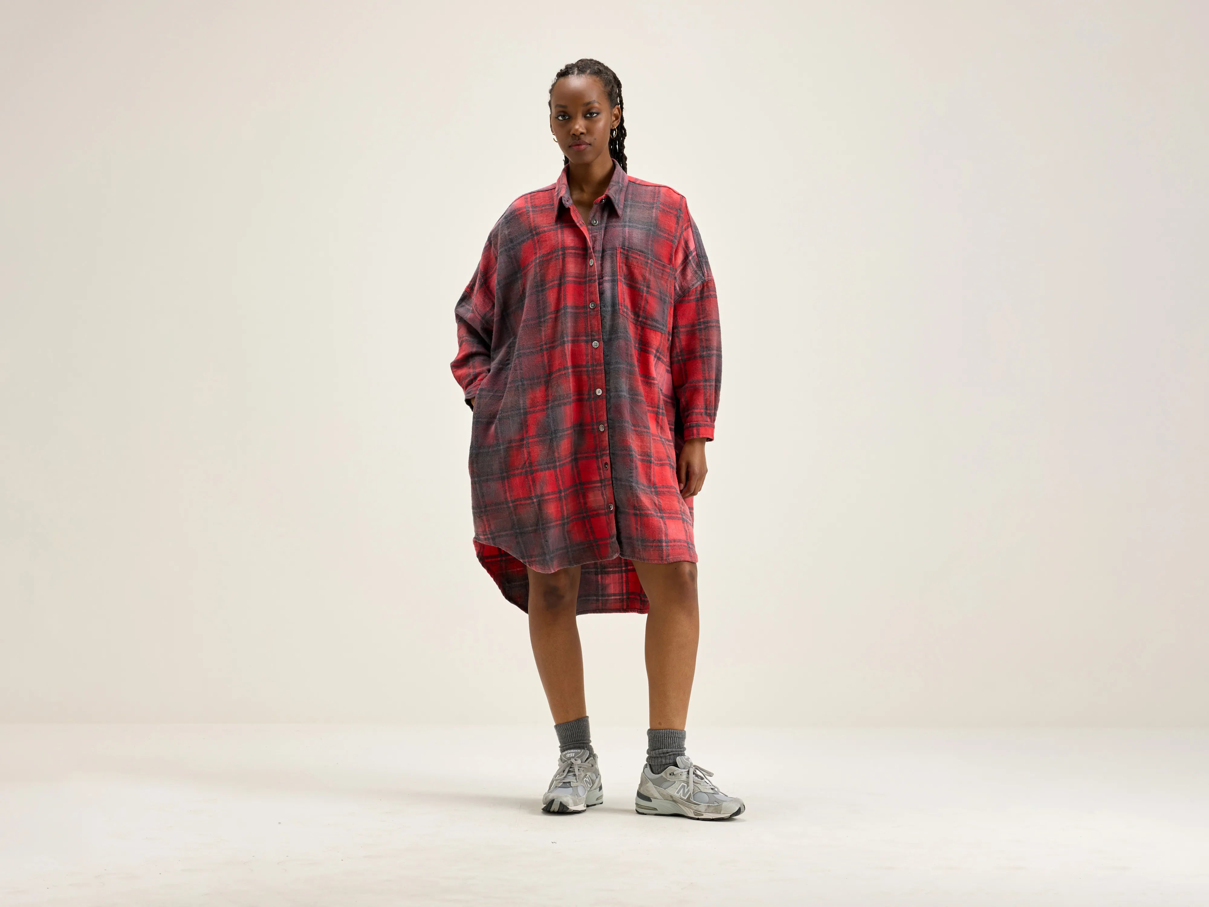 Exclusive Fashion Deals Genk shirt dress (242 / W / CHECK A) Refined Look