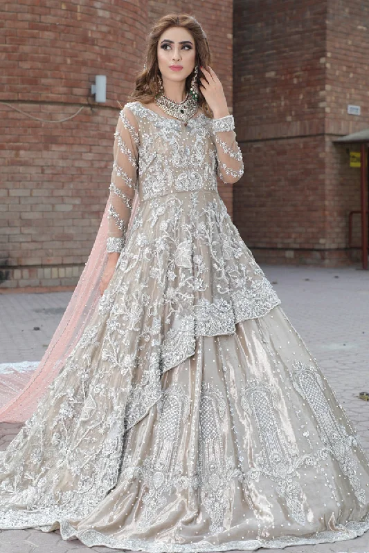 Get The Latest Trends Latest beautiful Pakistani bridal outfit 2020 in rose gold color # B3460 Classic Timeless Elegant Style