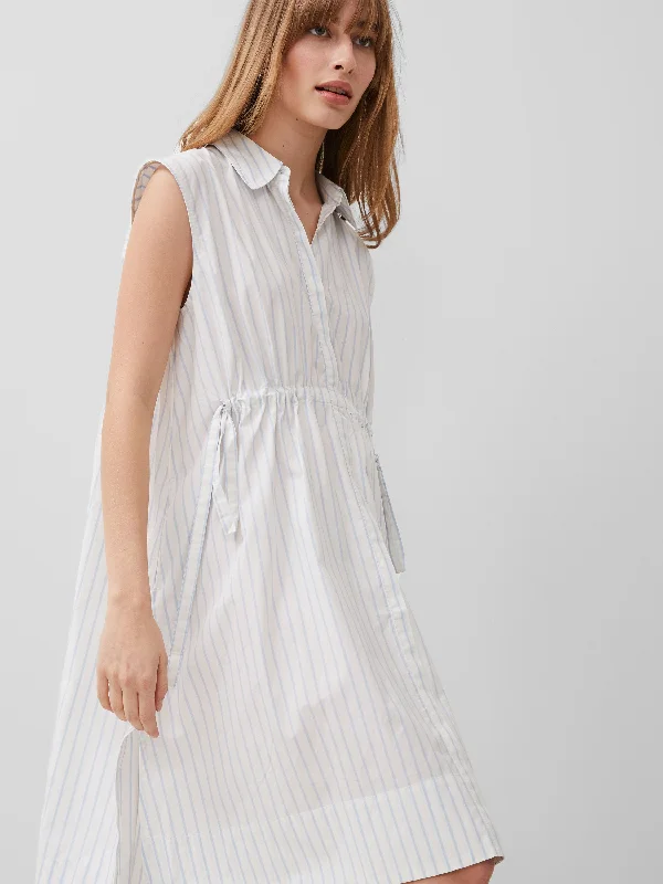 Inspired By You, Designed For You Rhodes Poplin Stripe Shirt Dress Save on Classic Elegant Styles