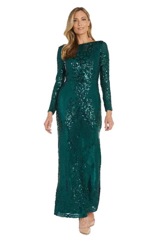 Urban Fashion Women's Sequined Pattern Long Sleeve Dress Effortless Style