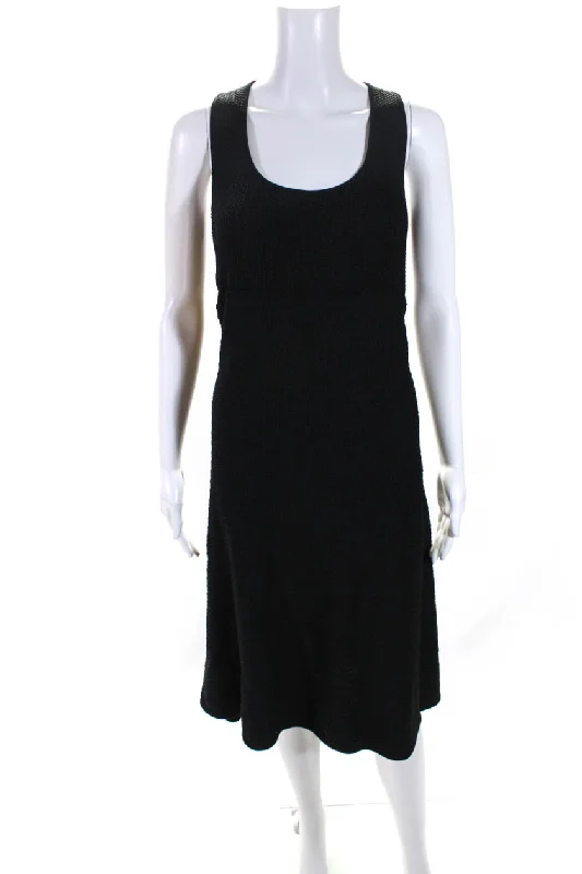 Vintage-Modern Style Offers Paule Ka Womens Viscose Knit V Neck Sleeveless Sheath Dress Black Urban Sophistication