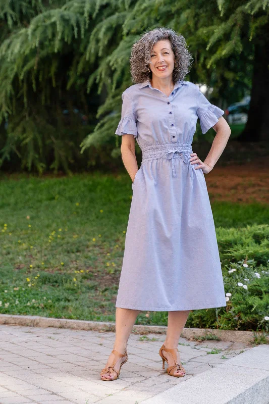 High-End Style Discounts Liesl + Co Tomigaya Shirt Dress Dreamy Aesthetic