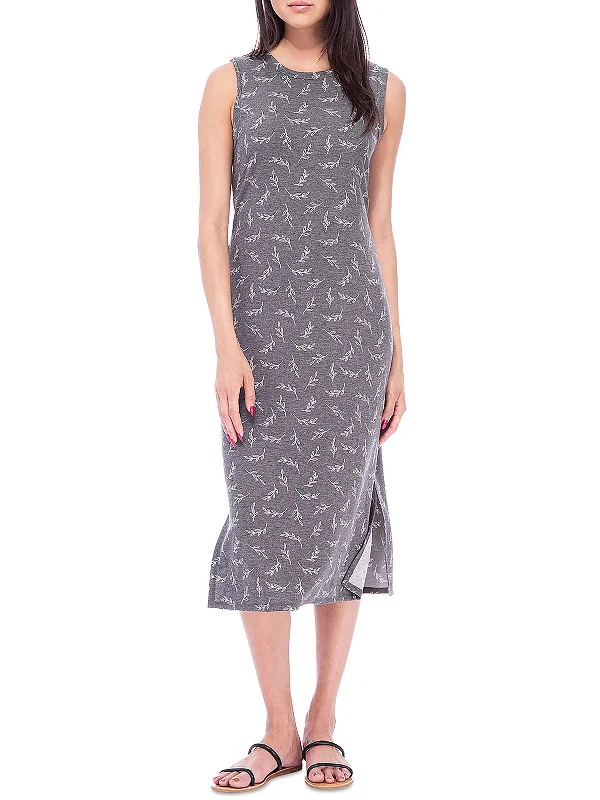 Fashion Deal Womens Printed Polyester T-Shirt Dress Charming Silhouette