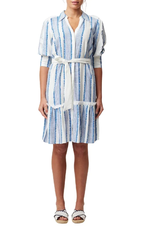 Seasonal Trends NERANO LINEN SHIRT DRESS - OW41619 Feminine Flow