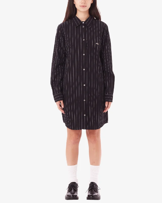 Mega Sale Obey TRINITY SHIRT DRESS - DIGITAL BLACK MULTI Formal Outfit