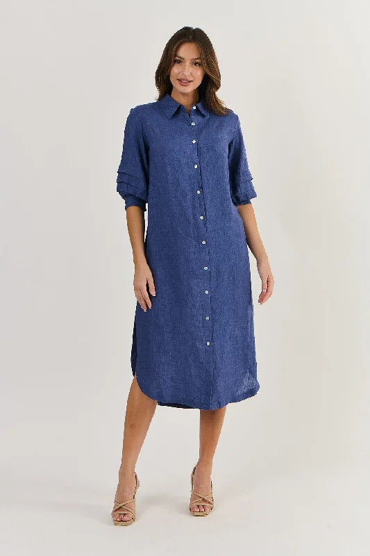 Exclusive Sale OJ Naturals - GA488 Shirt Dress Elegant Contour