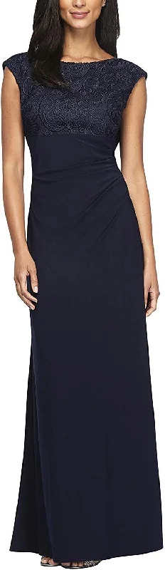 Seasonal Clearance Alex Evenings 2121585 Long Formal Dress Refined Simplicity