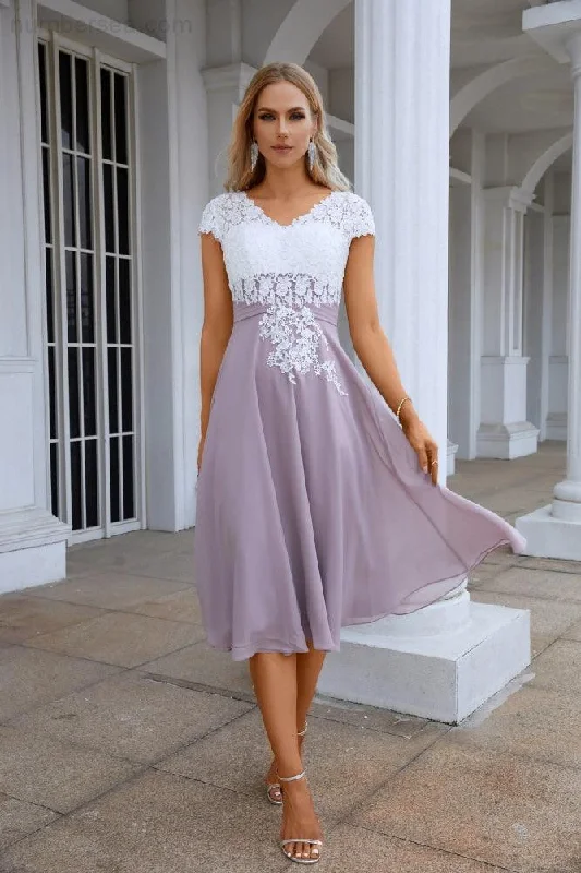 Edgy Fashion Deals Lace Chiffon Lace Bridesmaid Dress Prom Dress PartyGown  28120 Soft Textures