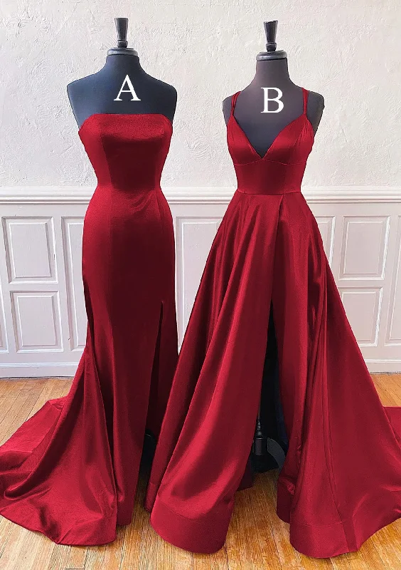 Find Your Unique Flair Women Satin Prom Dress Long Simple Evening Gowns Fashion Formal Party Dress YPD819 Today Only