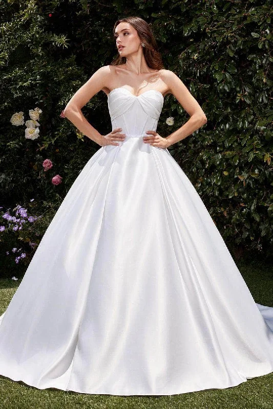 Daring Fashion Promotions Ladivine Bridal CDS512W - Boning Sweetheart Ballgown Casual Chic